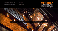 Desktop Screenshot of meridiancustomsteel.com